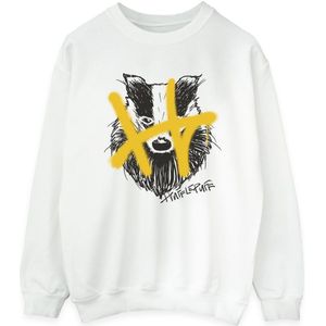 Li-cense Harry potter dames hufflepuff pop spray sweatshirt