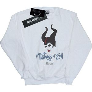 Li-cense - Disney Maleficent - Sweatshirt - Zwart - 50% Katoen, 50% Polyester, Gedrukt, Lange Mouwen