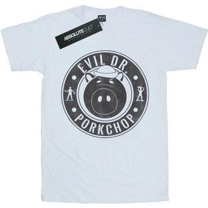 Li-cense Disney dames toy story evil dr pork chop logo katoenen vriendje t-shirt