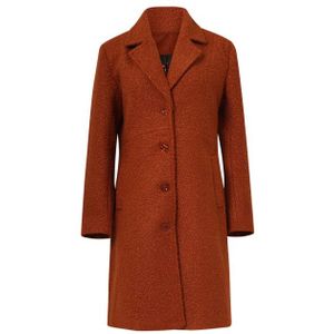 Smashed Lemon - Bouclé Jas - Off-white - Met Parelmoerknopen