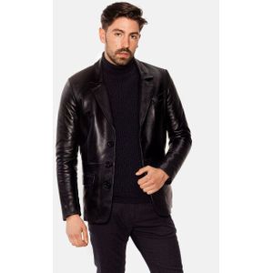 Cycas D'or - Leren Blazer - Zwart - Heren