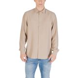 Antony Morato, Heren, Overhemden, Beige, Maat: 2XL Viscose,