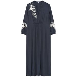 Gustav - Elegante Lange Jurk - Zwart - Dames