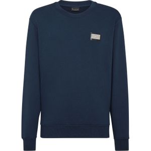Billionaire - Roundneck Sweatshirt LS - Blauw - Katoen