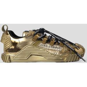 Dolce and Gabbana Ns1 sneakers metallic gold