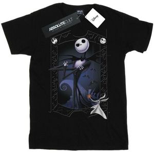 Li-cense Disney dames nightmare before christmas pumpkin king cotton boyfriend t-shirt