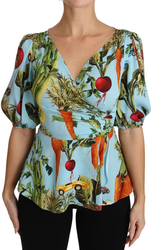 Dolce & Gabbana - Blouse - Veelkleurig - 100% Zijde