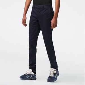 Lacoste - New Classic Slim Fit - Chino Broek - Navy - Stretch Katoen
