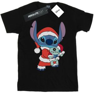 Li-cense Disney dames lilo and stitch kerstmis katoenen vriendje t-shirt