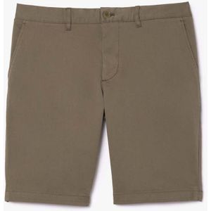 Lacoste - FH2647 - Katoenen Bermuda - Groen - Slim Fit