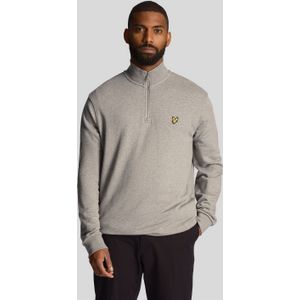 Lyle And Scott - Loopback Quarter Zip Sweatshirt - Grijs