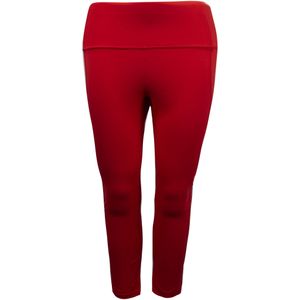 Under Armour - Reflect High Rise Crop Legging - Rood - Gym Tight