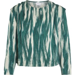 Vila viexina o-neck ls top 14101962 birch