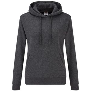 Fruit of the Loom - Dames - Hoodie - Katoen - Klassiek Effen