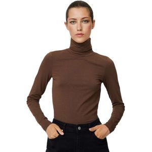 Moss Copenhagen Mscholivie r ls top brown