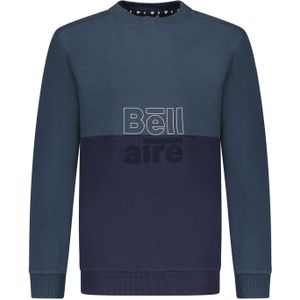 Bellaire  Jongens sweater ronde nek colorblock midnight