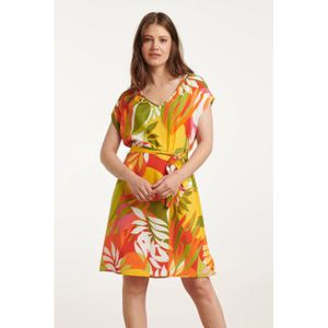 Smashed Lemon - 25155 - Jurk - Multicolor - Bladprint