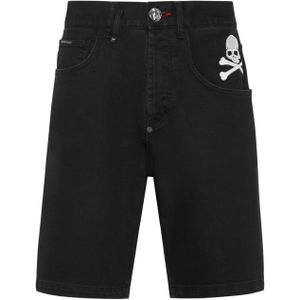 Denim Korte Broek Skull&Bones