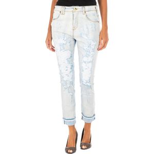 Jeans - Lange Denim Broek - Rechte Zoom - Vrouw