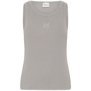 My Essential Wardrobe - Top korte mouw - Zand - 10704858 MANDY