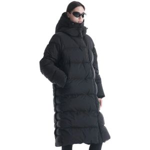 Krakatau - Aitken Qw540 - Lange Puffer Jas - Zwart