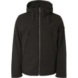 No Excess Jacket short fit hooded softshell s black