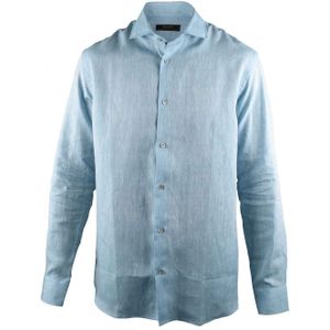 Moorer - Sorrento SA - Overhemd - Blauw - Slim Fit