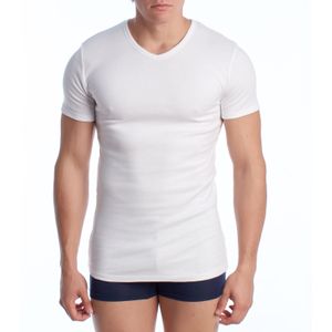 Abanderado - AS00255.001 - Korte Mouwen V-hals - Zwart - 100% Katoen