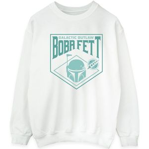 Li-cense Star wars heren het boek van boba fett galactisch helm borst sweatshirt