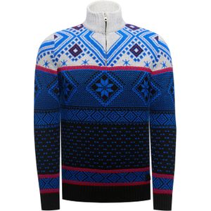 Rusty Neal - Grof Gebreide Trui - Heren - Casual Pasvorm - Opstaande Kraag met Rits