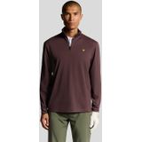 Lyle & Scott - Golfcourse Midlayer - Paars - Tussenlaag