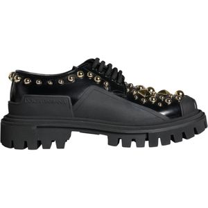 Dolce & Gabbana - Derby - Zwart - Casual Schoenen
