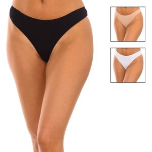 Pack-3 Bamboe 907 Dames Microvezel Tanga's