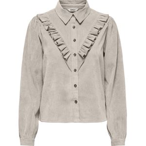 Only Onlmarike l/s cord frill shirt pnt