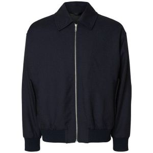 Selected Homme - Bjorn Manteco Blouson - Blauw - Wol - Heren