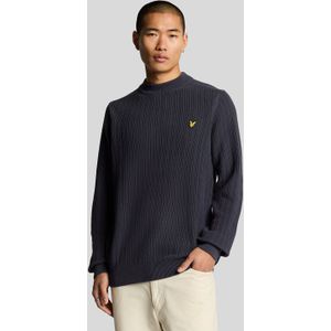 Lyle & Scott - Nachttrui - Marineblauw - 100% Katoen - Pull-over
