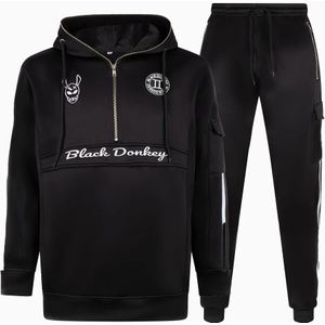 Black Donkey Zip set i black/white