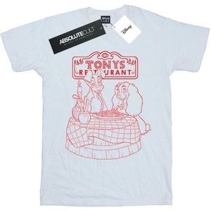 Li-cense Disney heren lady and the tramp that´s amore t-shirt