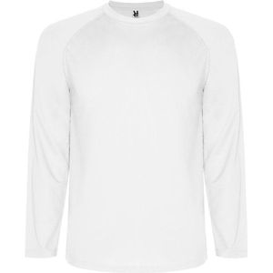 Roly - Montecarlo - Sport T-shirt - Zwart - 100% Polyester, Ademend, Sneldrogend, Oeko-Tex Standaard 100 Gecertificeerd