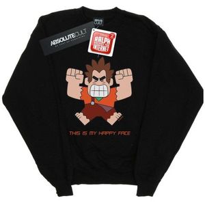 Li-cense Disney dames wreck it ralph happy face sweatshirt