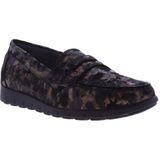 Waldläufer - 785508 - Instappers - Zwart - Leer