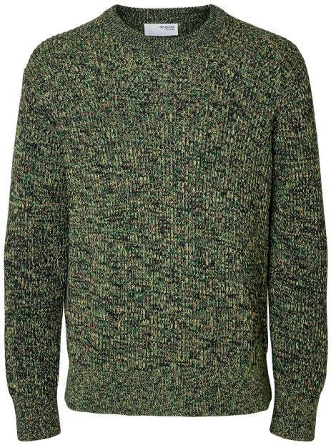 SELECTED HOMME - TILUM - Gemêleerde Pullover - Relaxed Fit - Puur Katoen