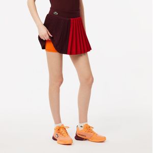 Lacoste - Sport Ultra Dry - Tennisrok - Rood Kastanjebruin - Met Voering