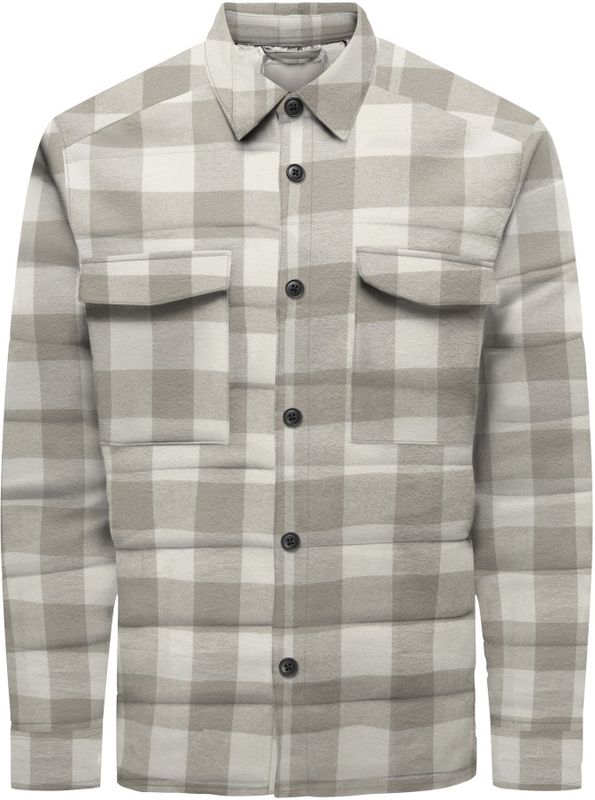 Only & Sons - Onsgudmund Check - Jas - Antique White - Mannen
