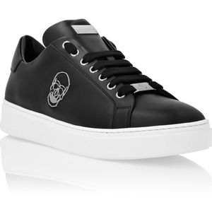 Philipp Plein - Nappa Leather Lo-Top Sneakers - Zwart - Unisex
