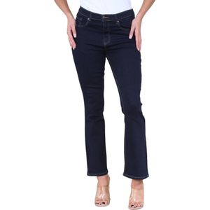 Dames - Magic Shaping High Waisted Slim Flare Leg Jeans - Indigo