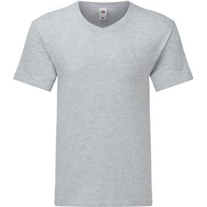 Fruit of the Loom - Iconic 150 - T-shirt - Heather - V-hals - Korte Mouwen