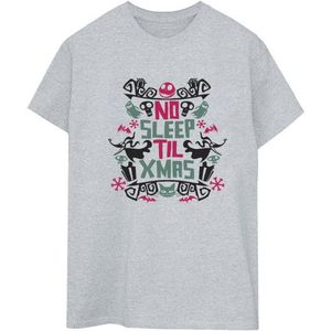 Li-cense Disney dames the nightmare before christmas no sleep til xmas katoenen vriendje t-shirt