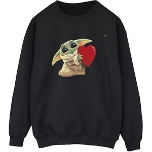 Li-cense Star wars dames the mandalorian the kids with heart sweatshirt