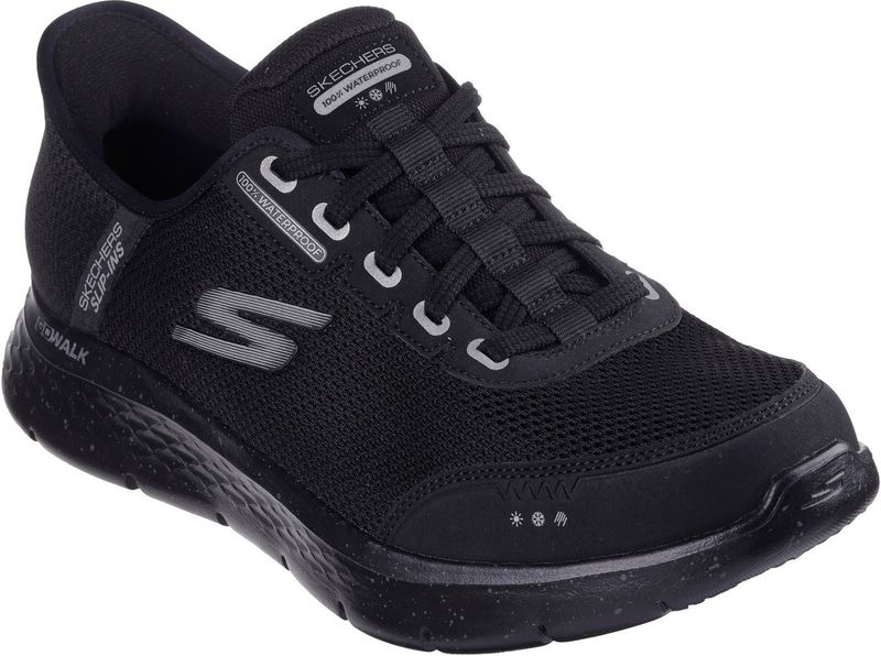 Skechers - GO WALK Flex - Sneakers - Zwart - Polyester - Waterdicht